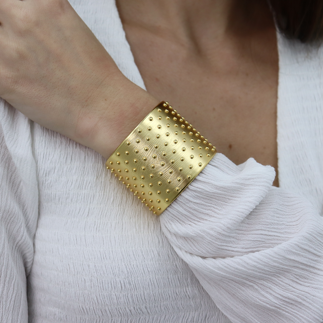 Ladybug Cuff Bracelet