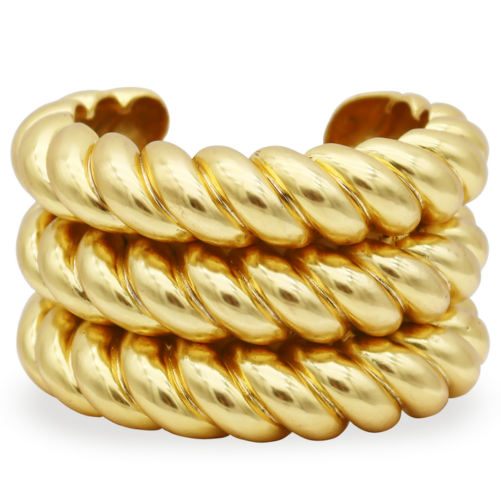 Twisted Rope Statement Cuff