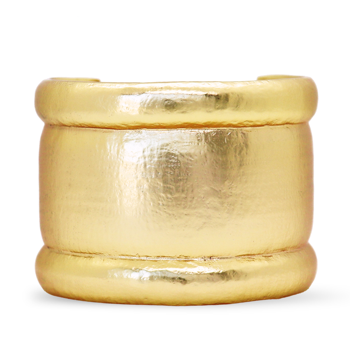 Architectural Wide Cuff Bracelet