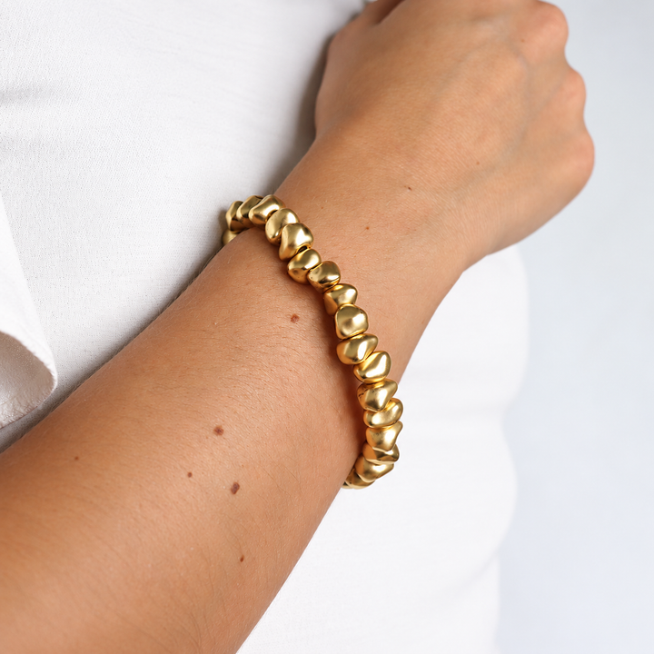 Tumbled Rock Beaded Bracelet