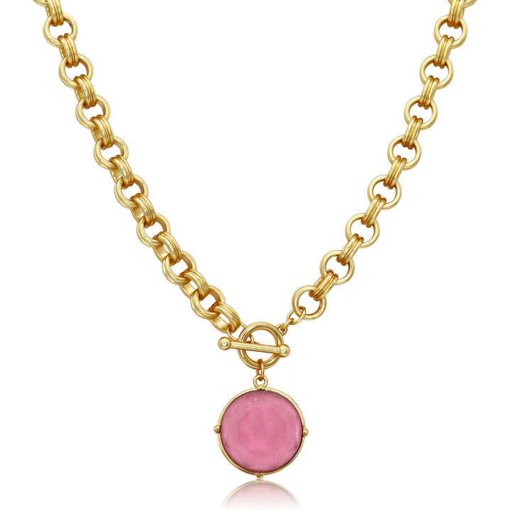 Cabochon Pendant Necklace