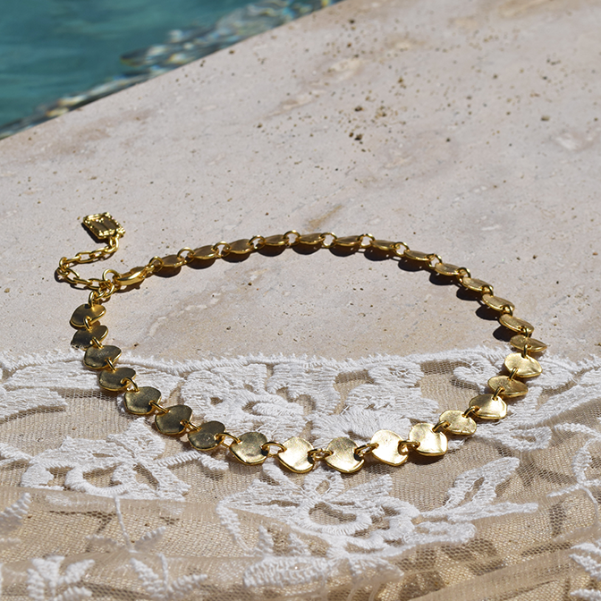 Mini Coin Short Chain - Karine Sultan