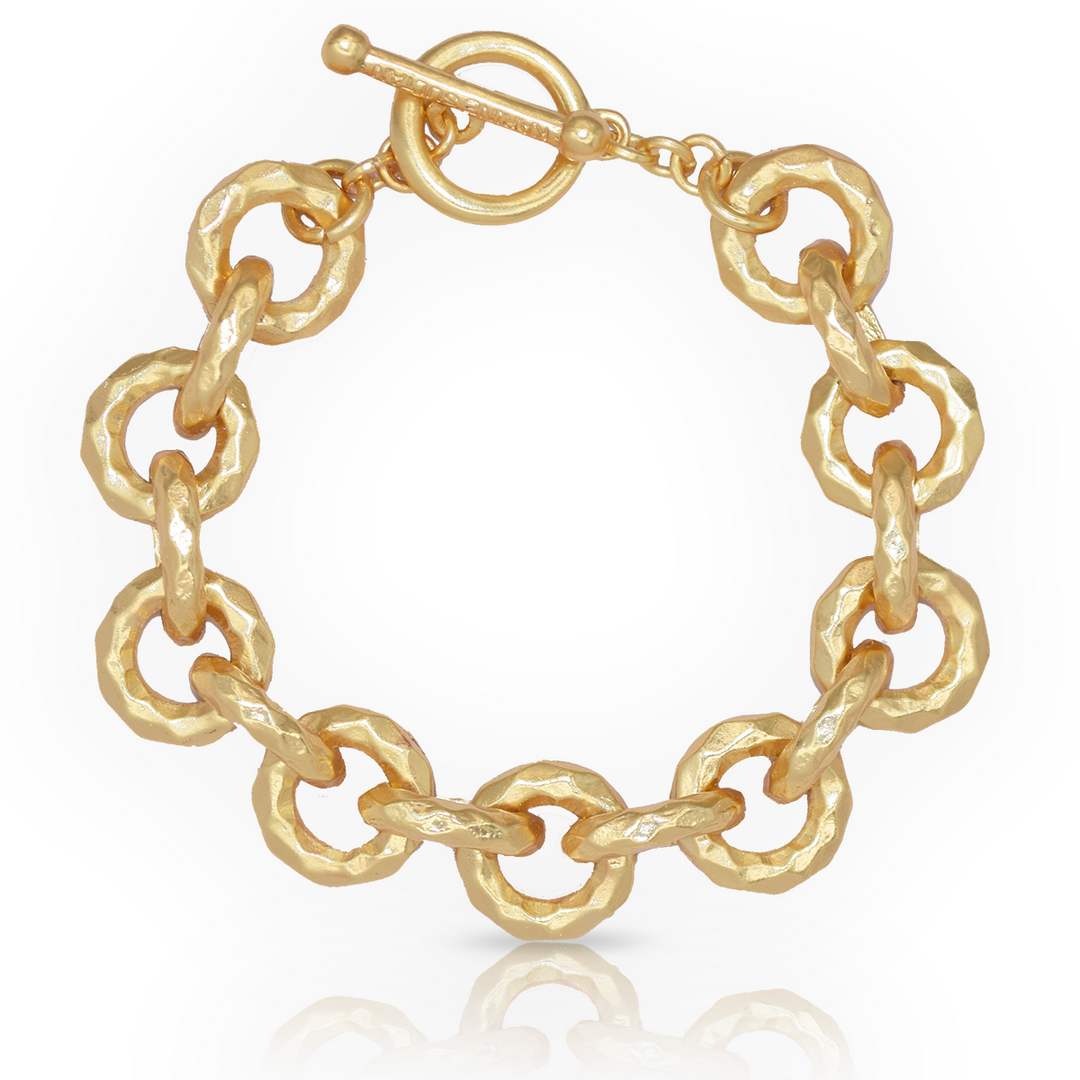 Stunning Gold Link Bracelets For Women by Karine Sultan