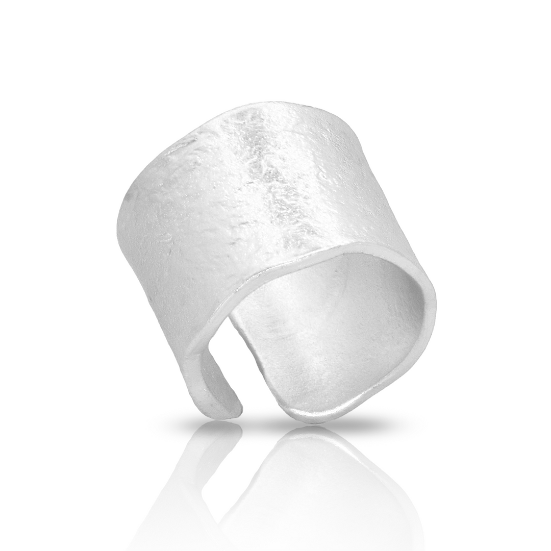 Polished cigar band ring - Karine Sultan