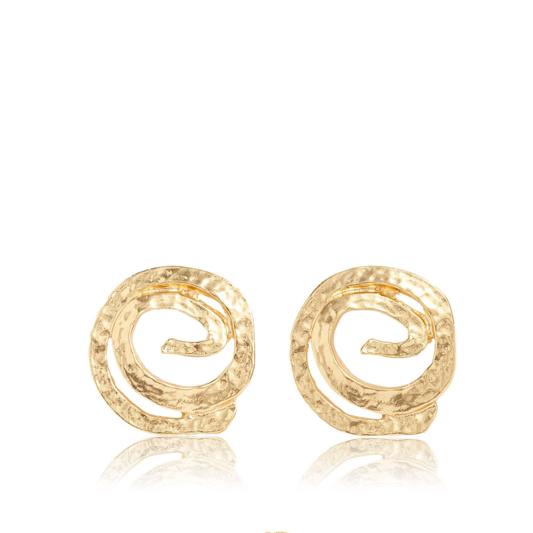 Swirl stud earrings - Karine Sultan