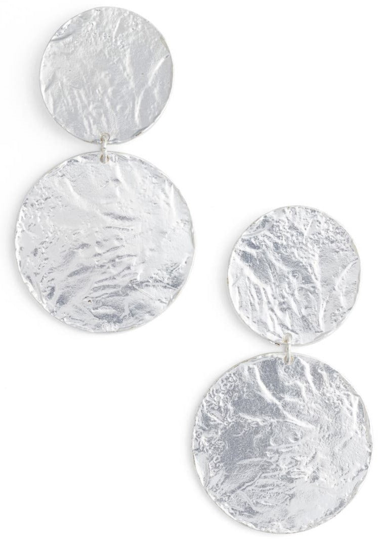 Large disc statement earrings - Karine Sultan