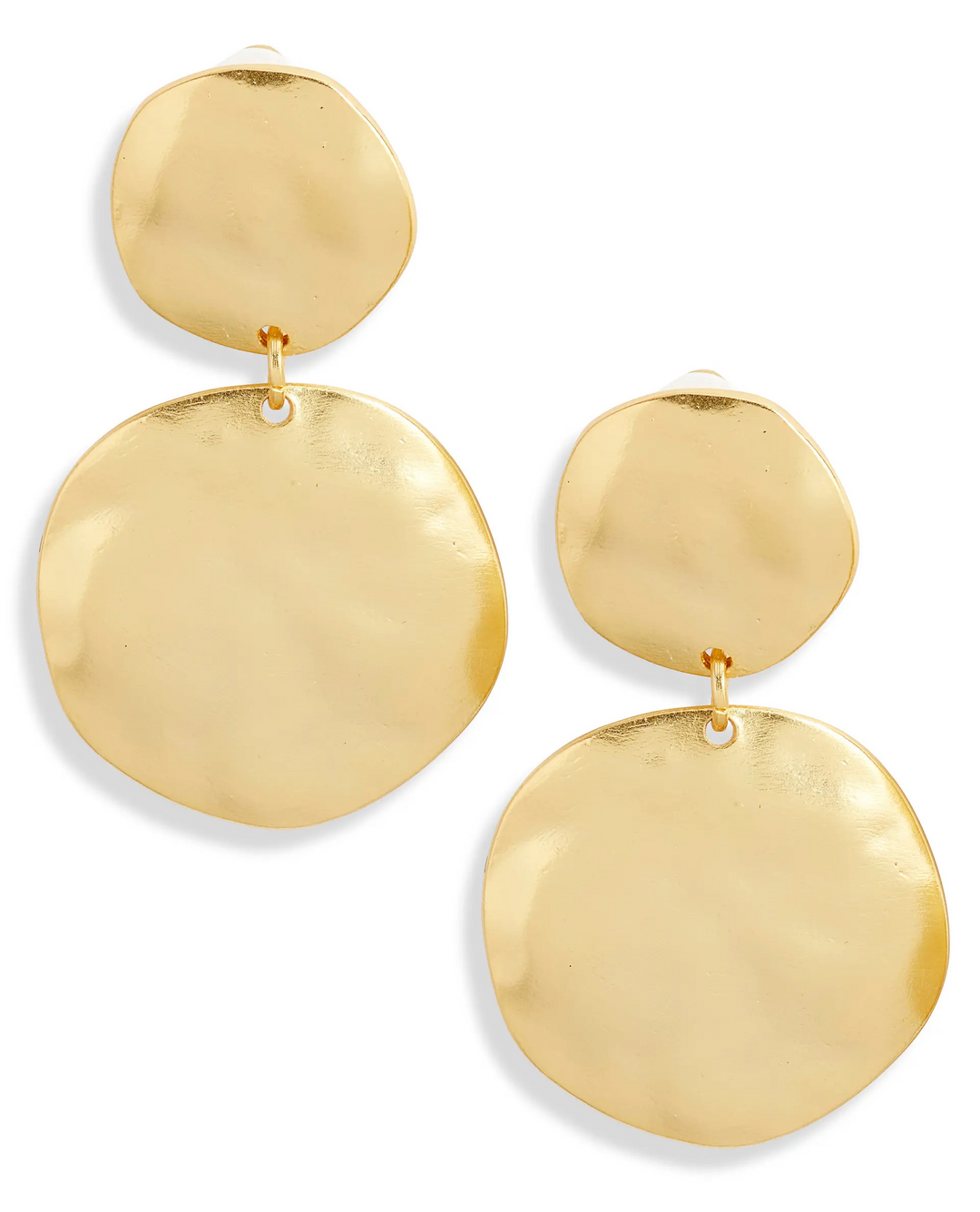 Double disc drop earrings - Karine Sultan