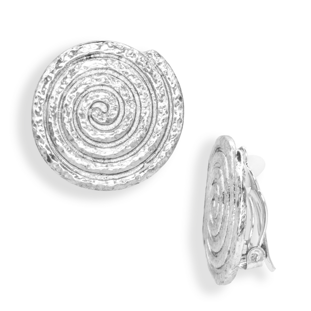 Spiral coil clip-on earrings - Karine Sultan