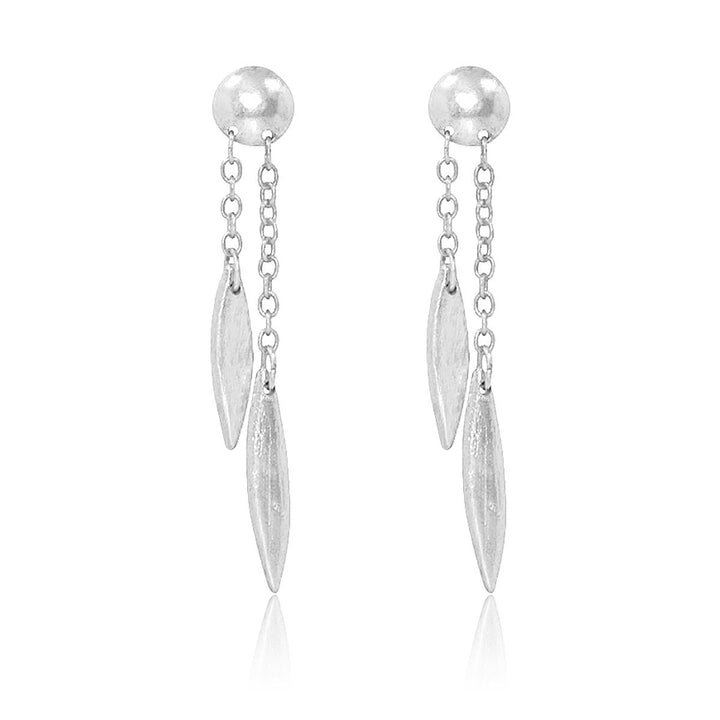 Feather Dangle Earrings - Karine Sultan