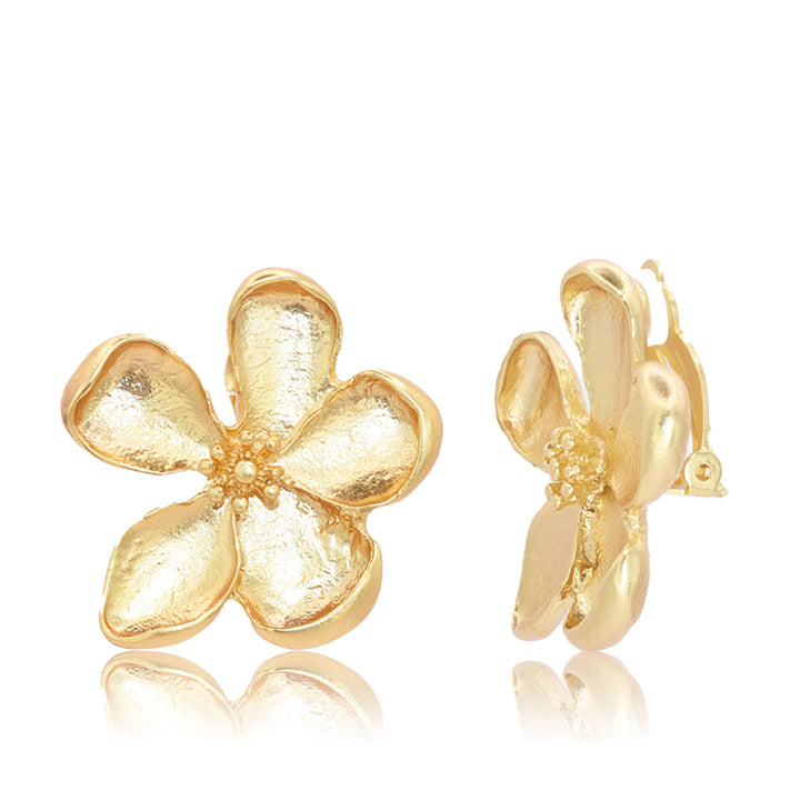 Periwinkle Clip Earrings - Karine Sultan