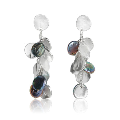 Karine Sultan Mini Coin X Pearl Earrings main image 0