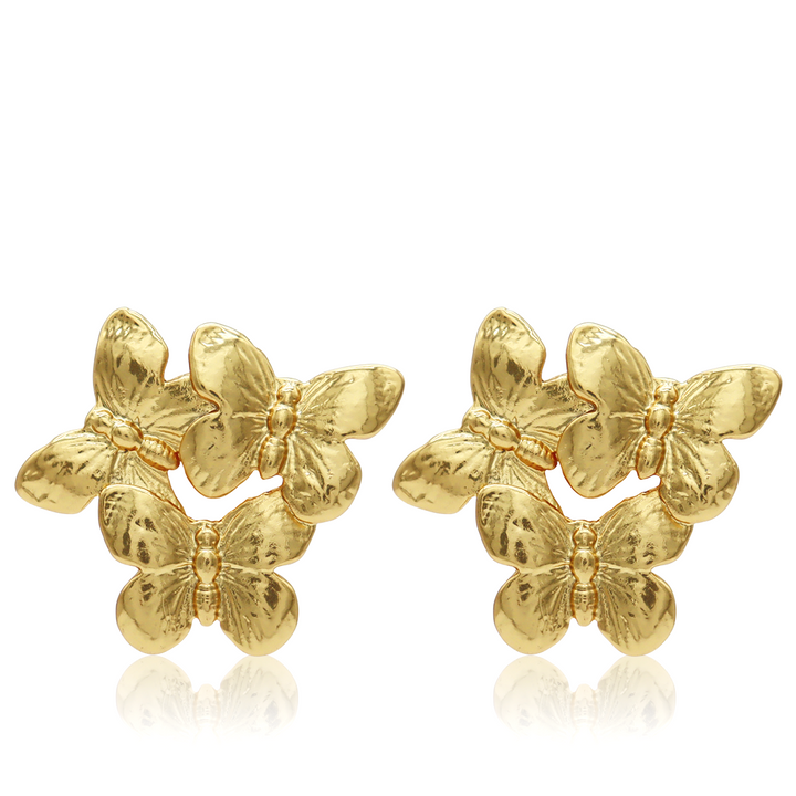 Butterfly Cluster Earrings
