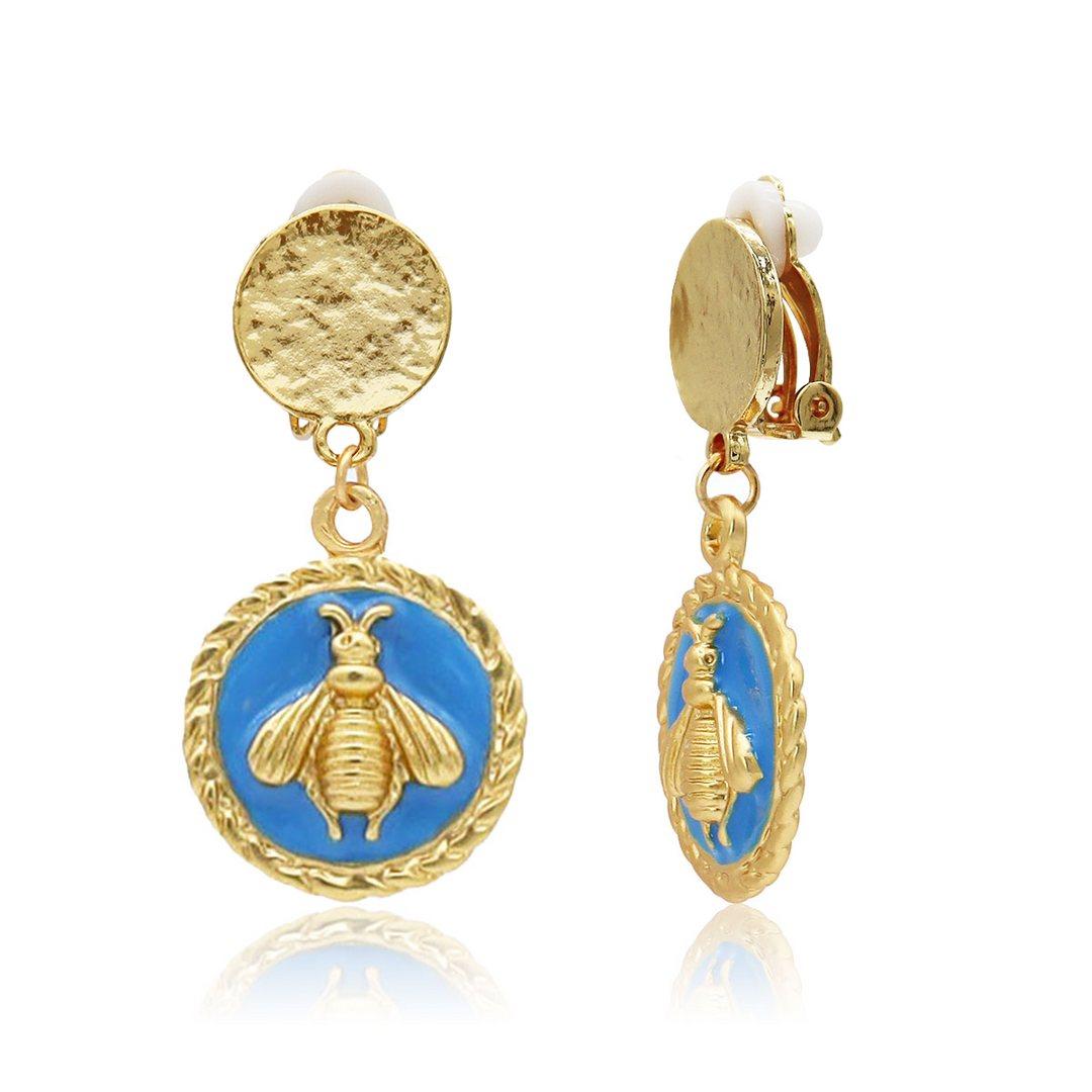 ColorPop Bee Clip-on Earrings