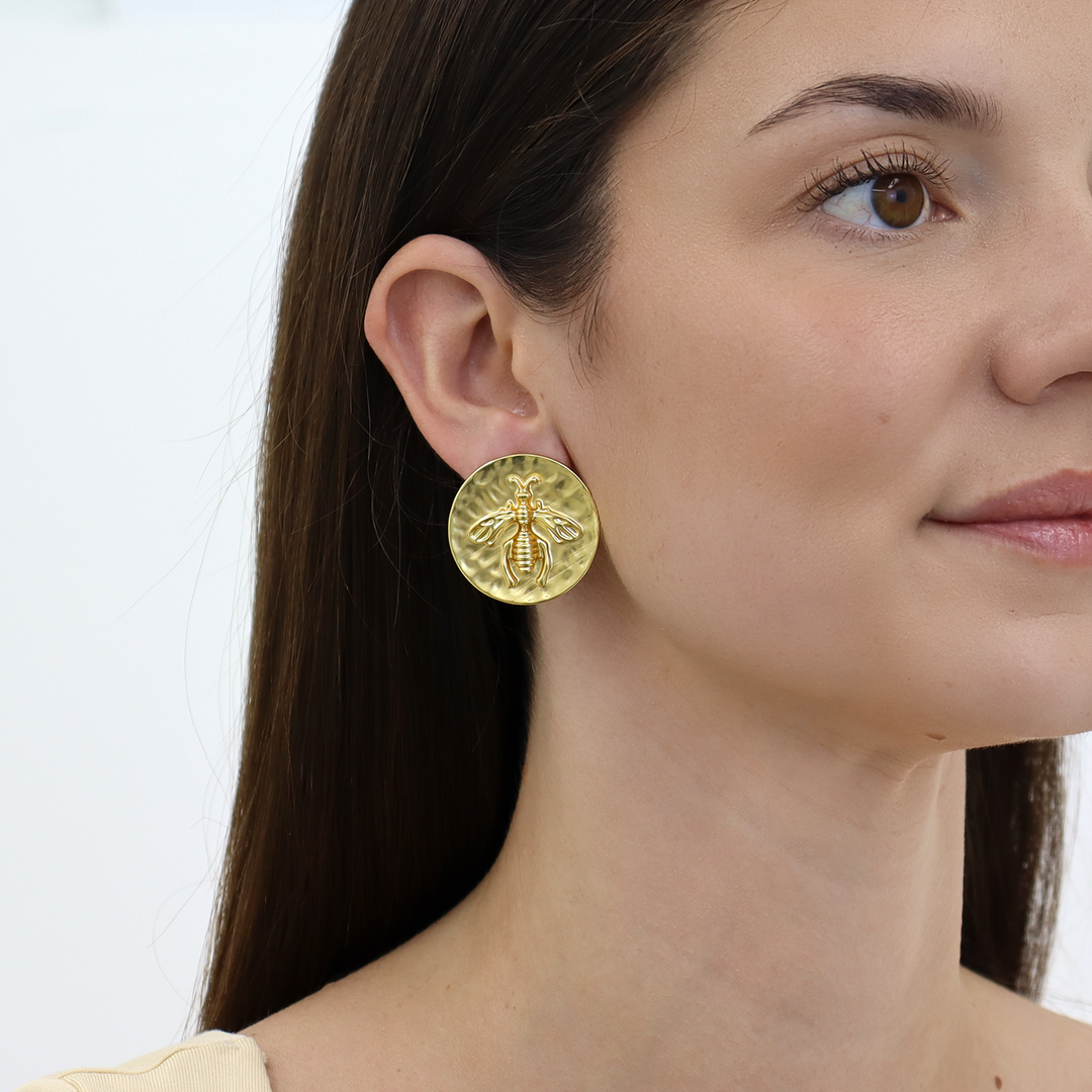 Queen Bee Clip-on Earrings