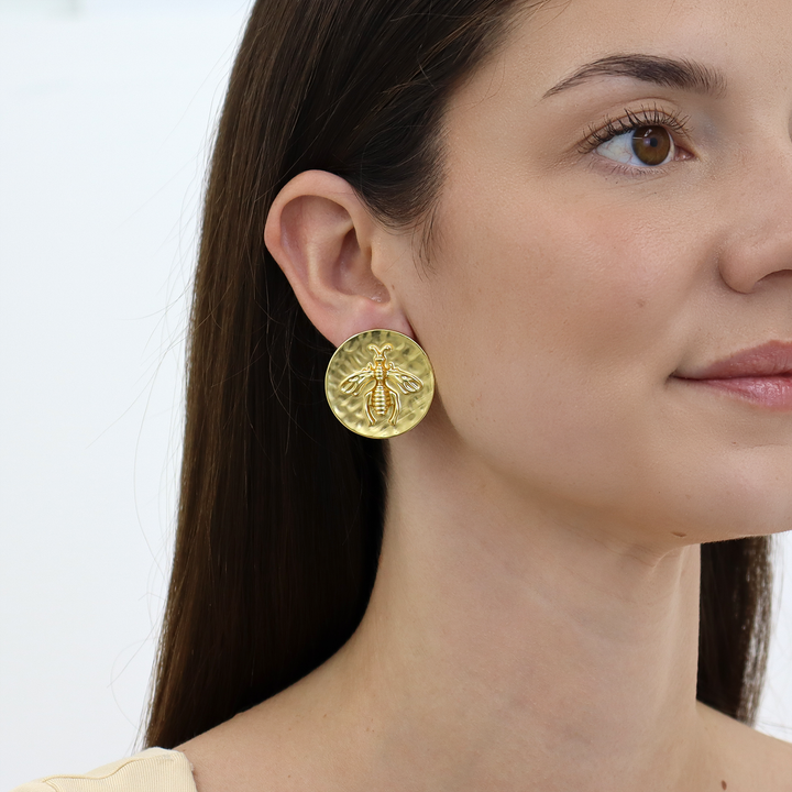 Queen Bee Clip-on Earrings