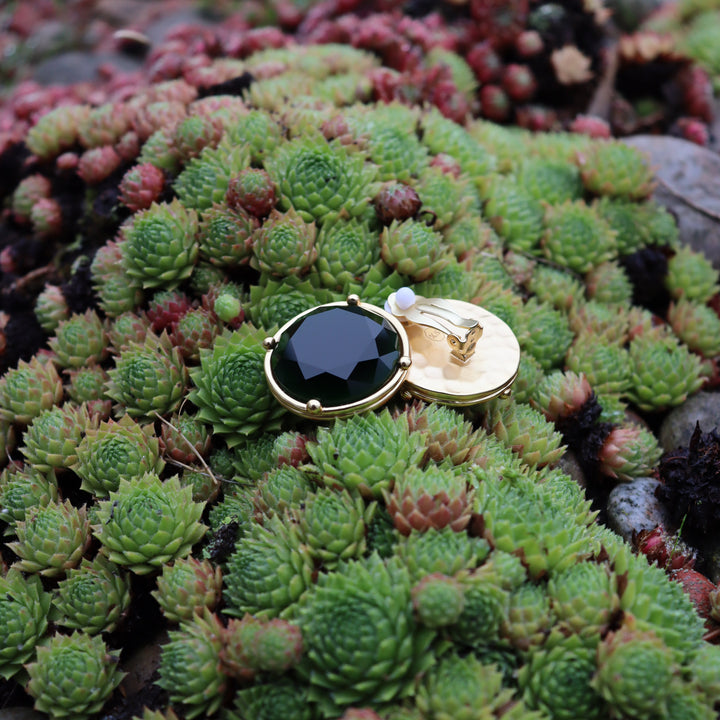Cabochon Clip-On Earrings