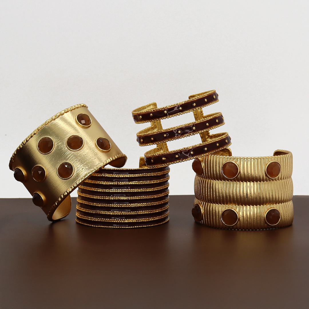 Enamel Dotty Cuff
