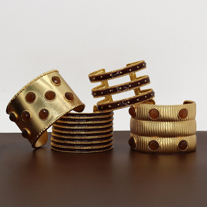 Enamel Dotty Cuff