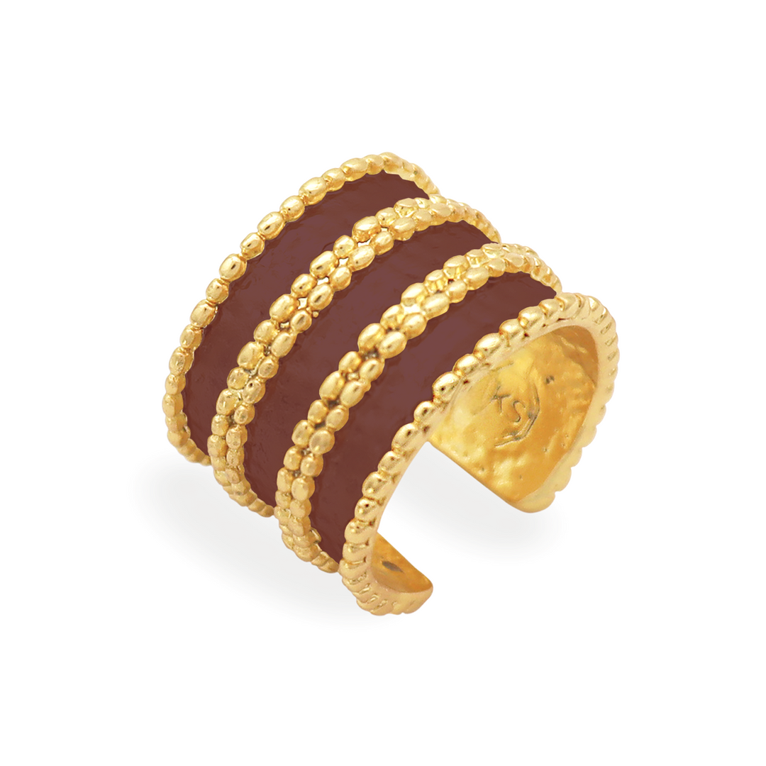 Enamel Dotty Ring