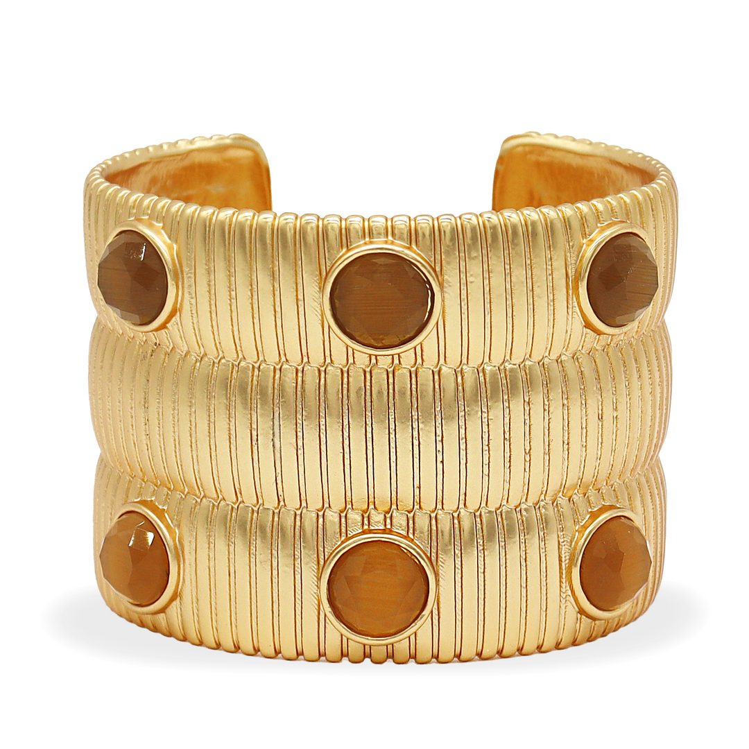 Serpentine Two-Tone Inlay Cuff