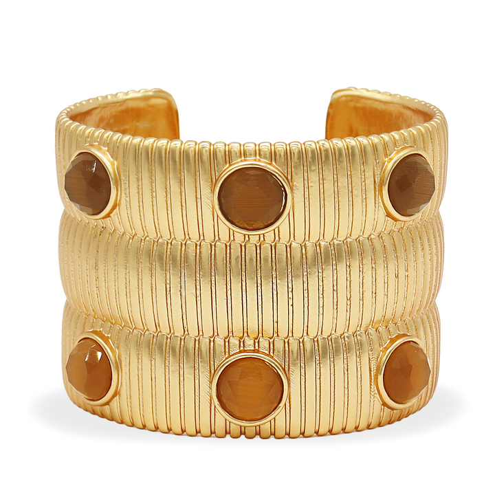 Serpentine Two-Tone Inlay Cuff