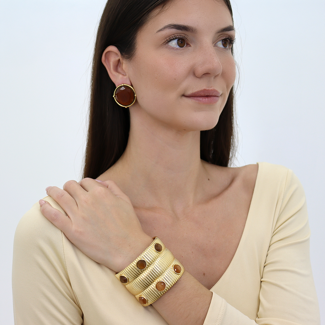 Serpentine Two-Tone Inlay Cuff