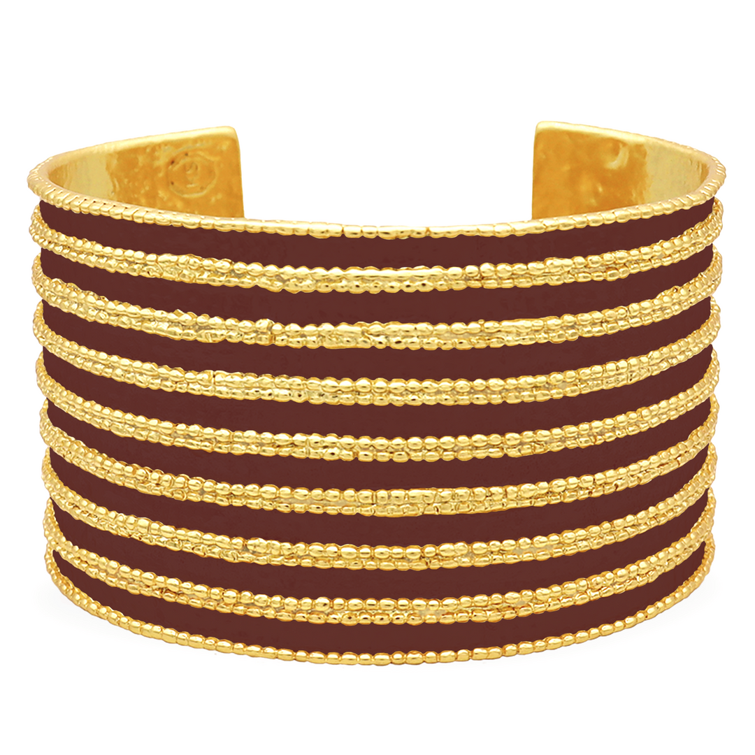 Enamel Dotty Cuff