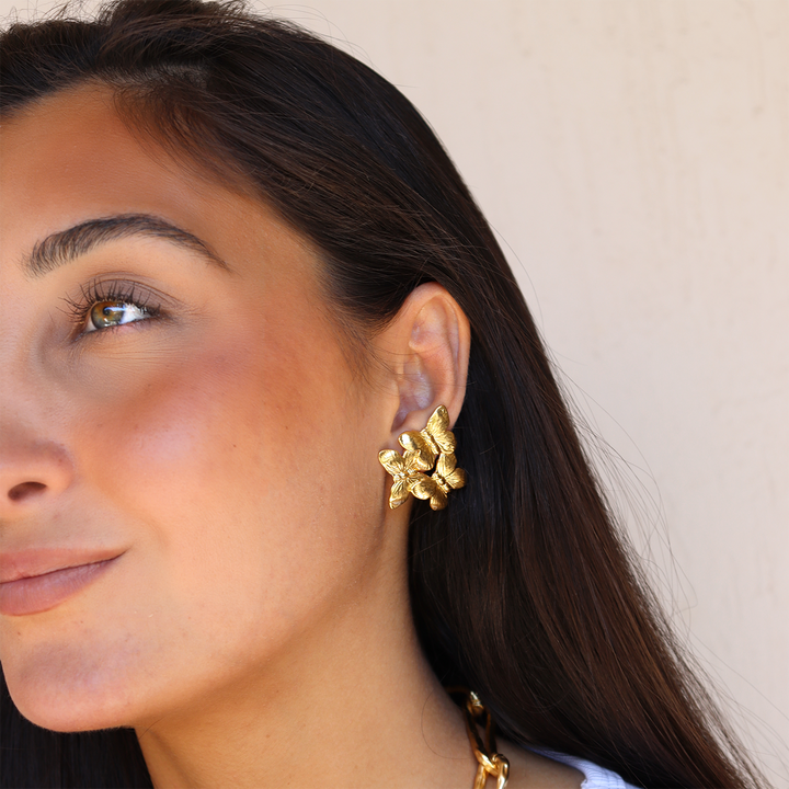 Butterfly Cluster Earrings