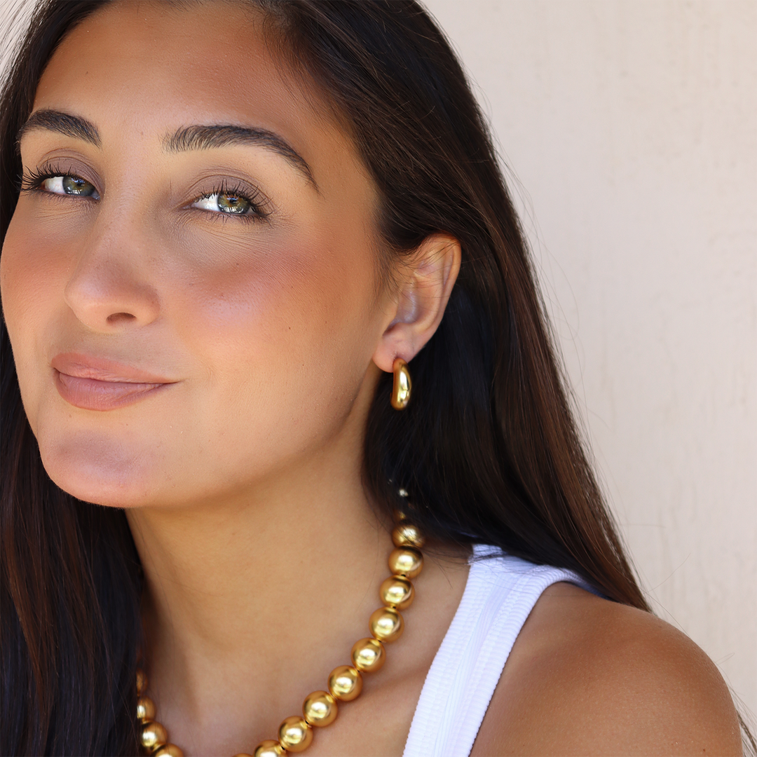 Petite Everyday Thick Hoop Earrings