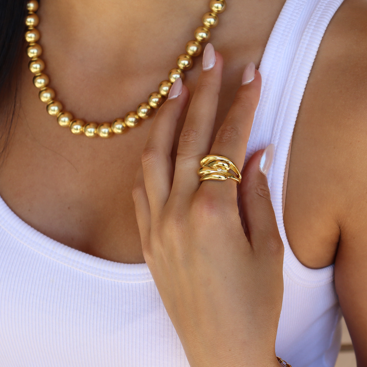 Soft Wave Open Ring