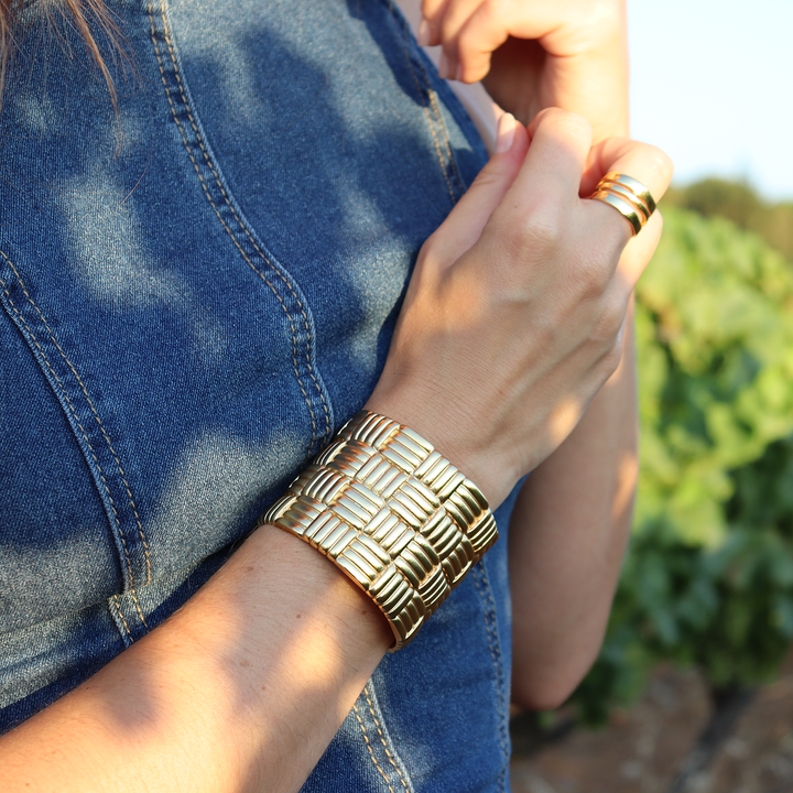 Woven Cuff Bracelet