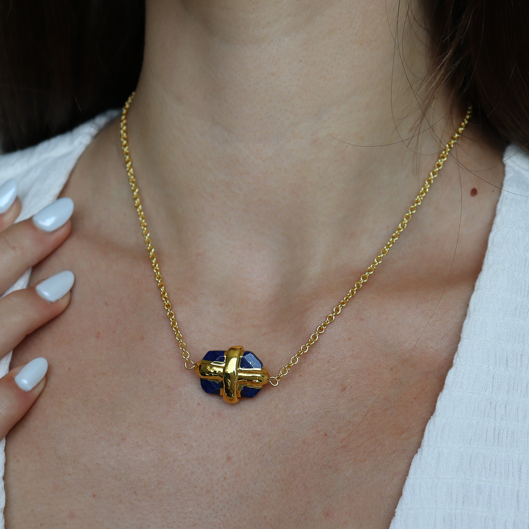 Briza X Lapis Delicate Necklace