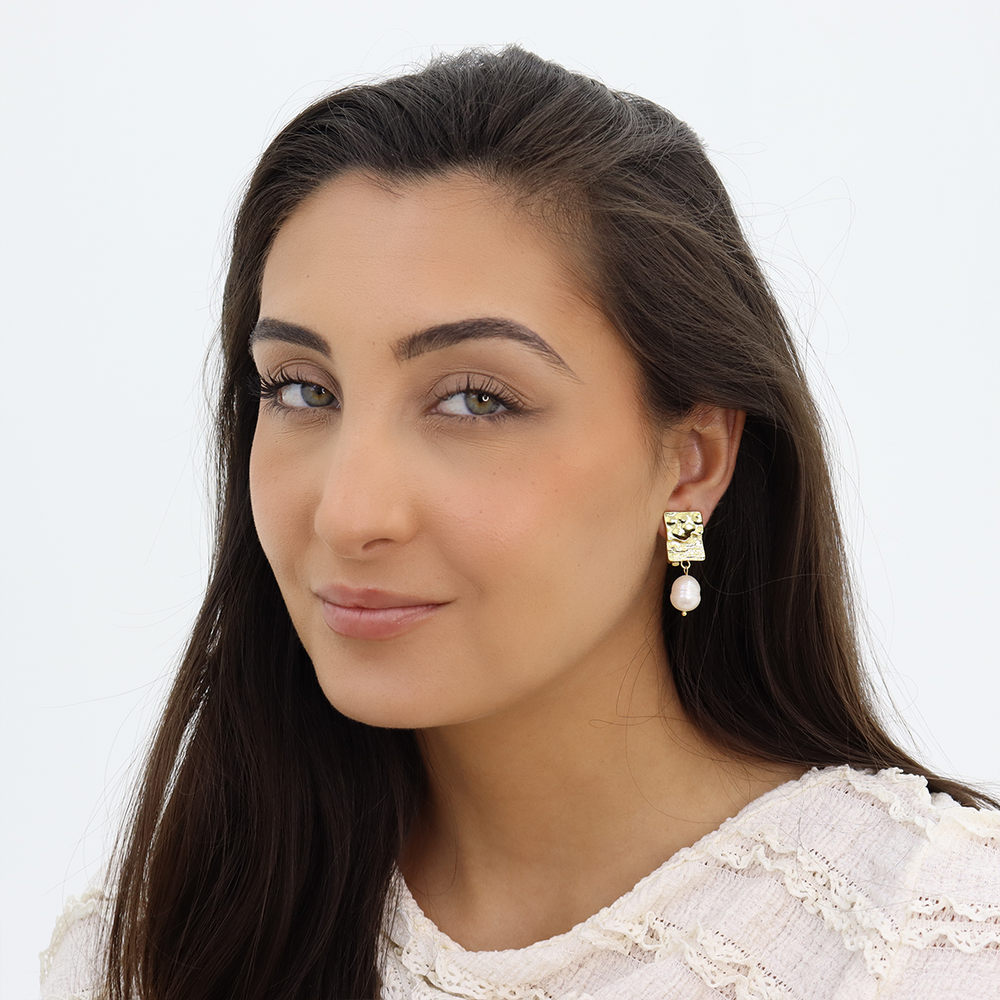 Pearl Drop Clip Earrings - Karine Sultan