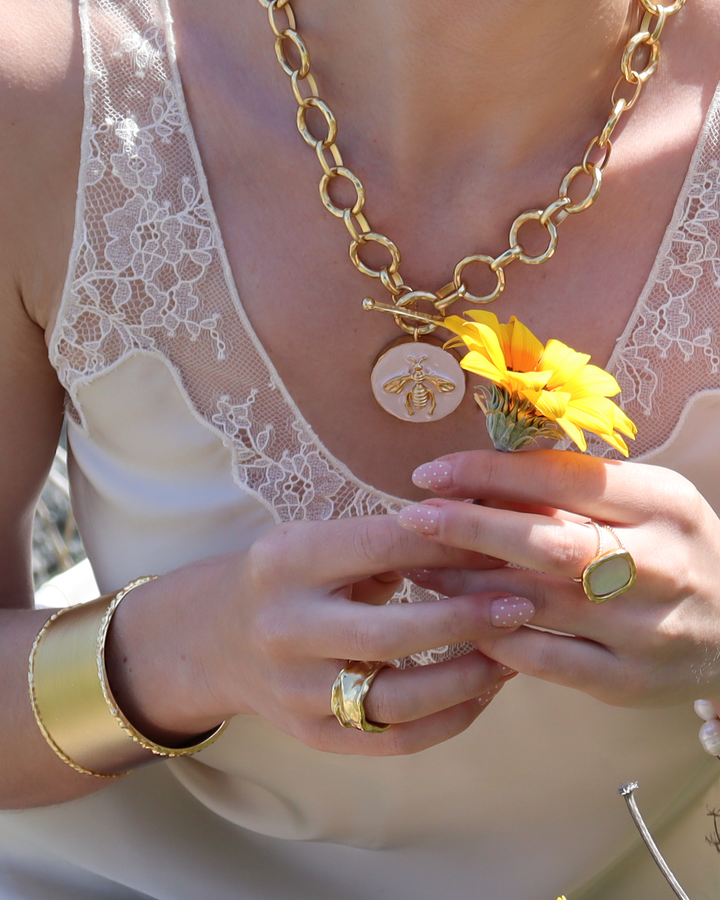 Crumpled Foil Ring