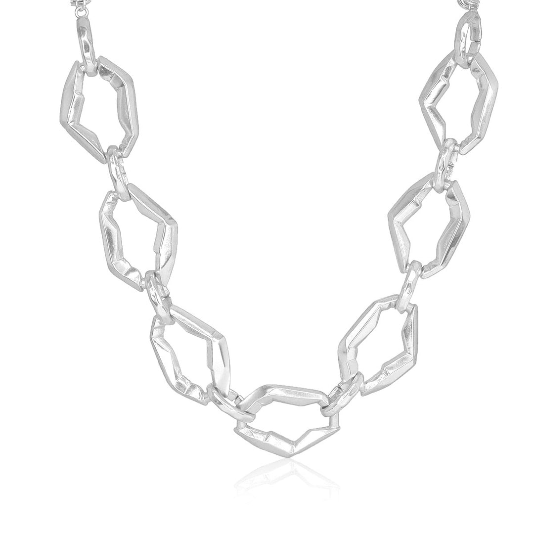 Bold Links Collar Necklace