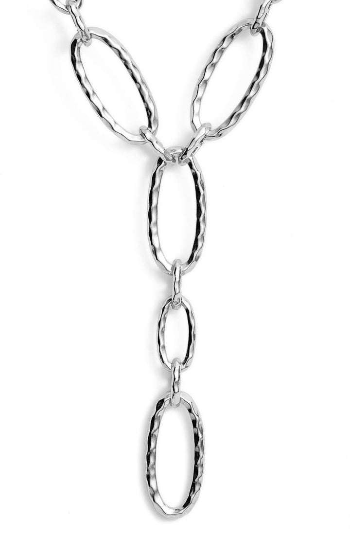 Large Oval Links Y Necklace