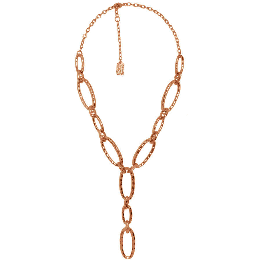 Large Oval Links Y Necklace