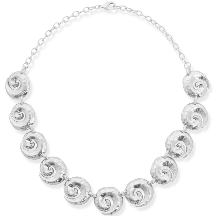 Spiral shell collar Necklace