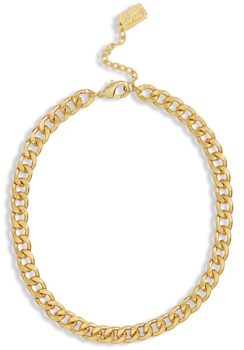 Large curb link short chain - Karine Sultan