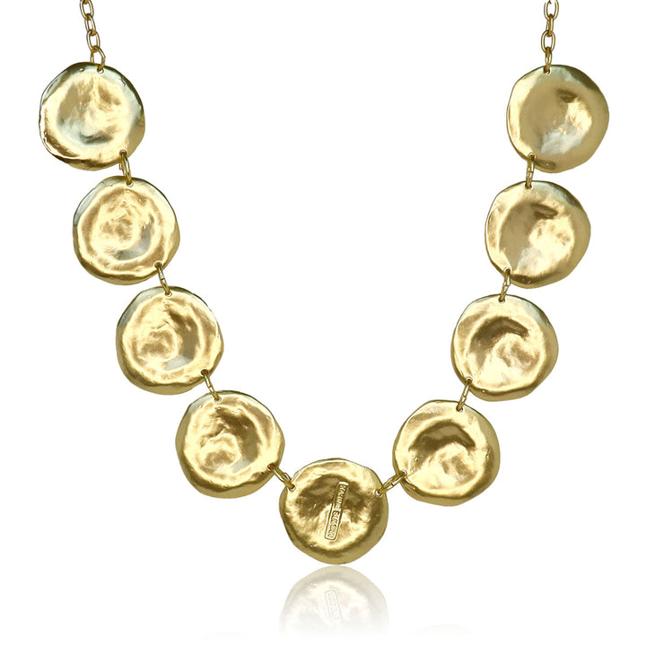 Large Discs Collar Necklace