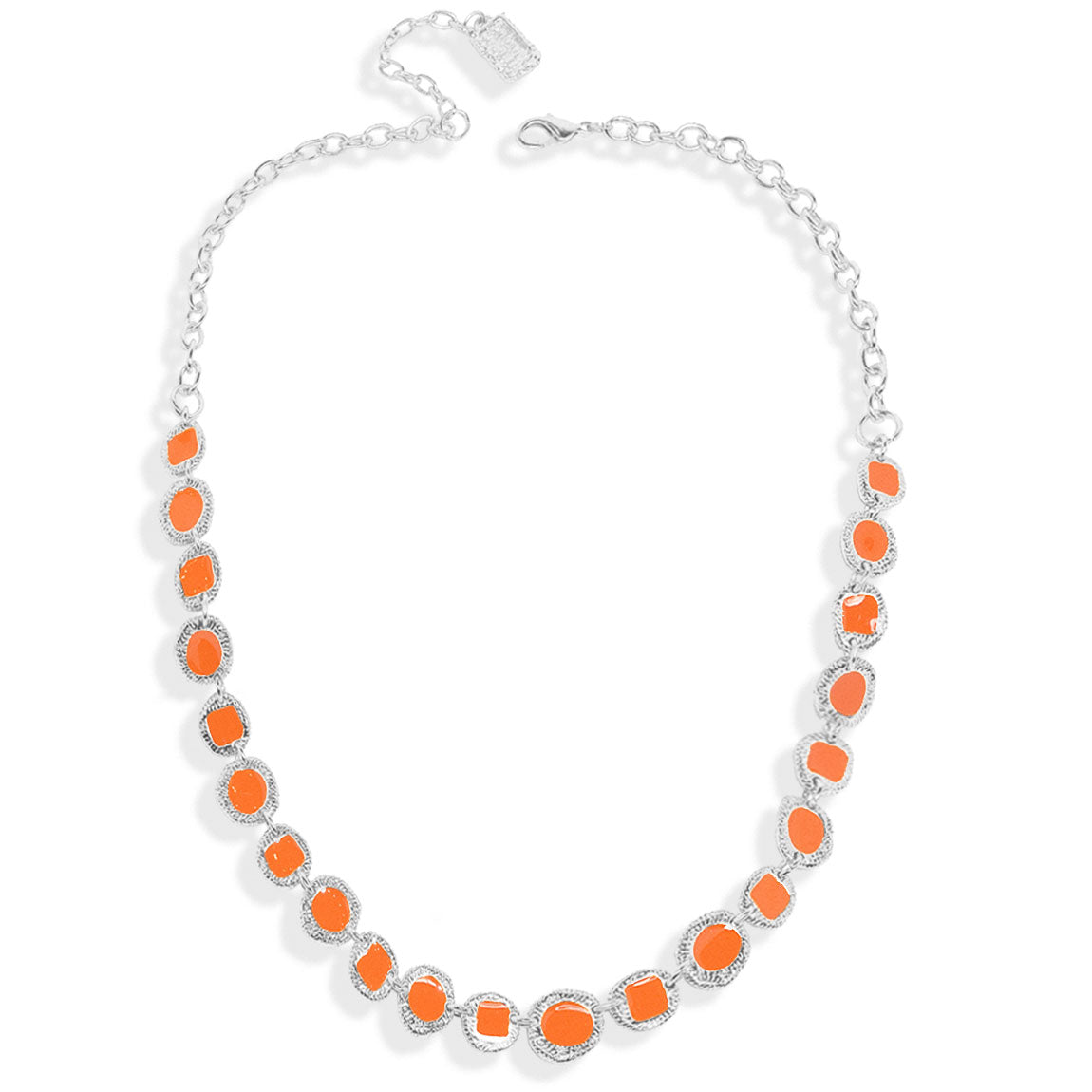 Etched coin layer necklace - Karine Sultan