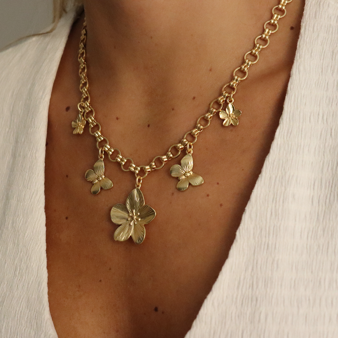 Botanical Couture Necklace