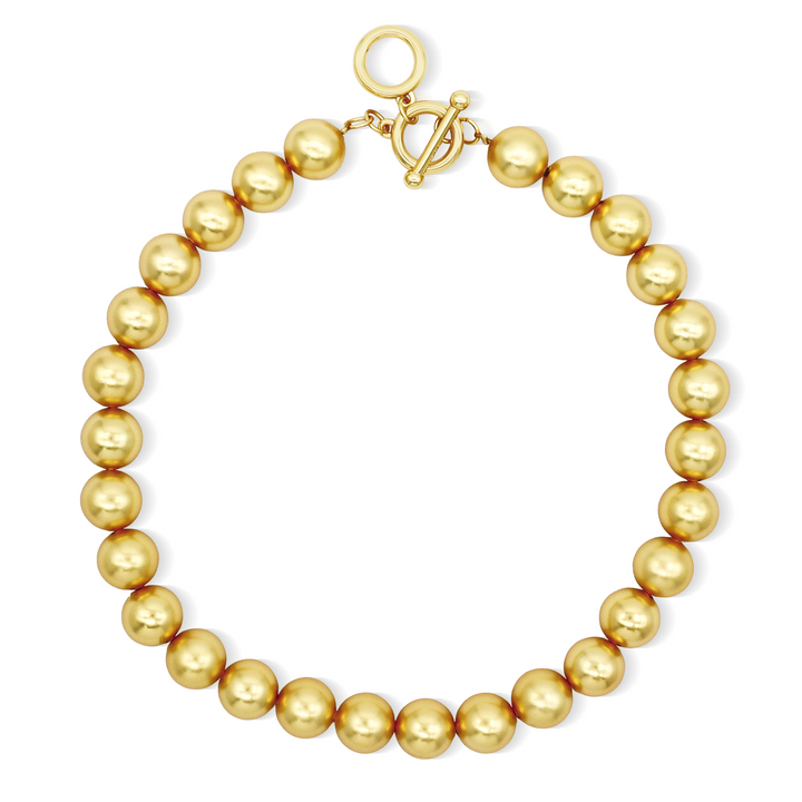 Golden Sphere Necklace