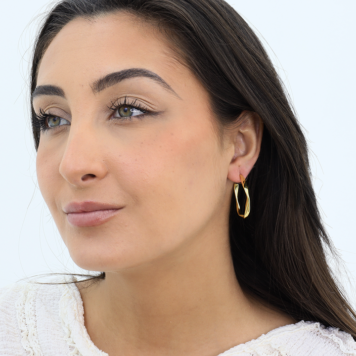 Twisted Hoops Earrings