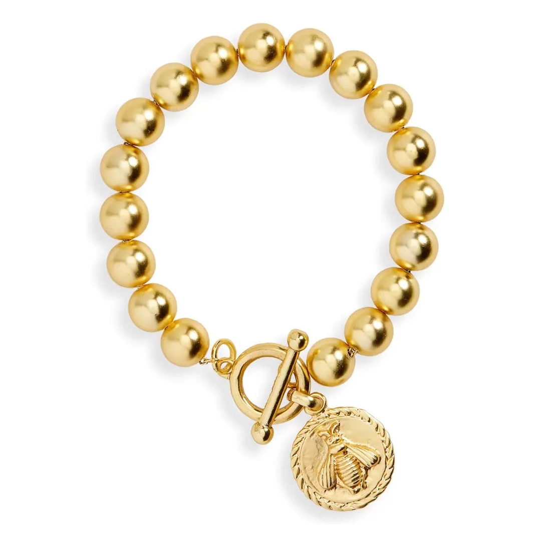 Bee X Beaded Chain Bracelet - Karine Sultan
