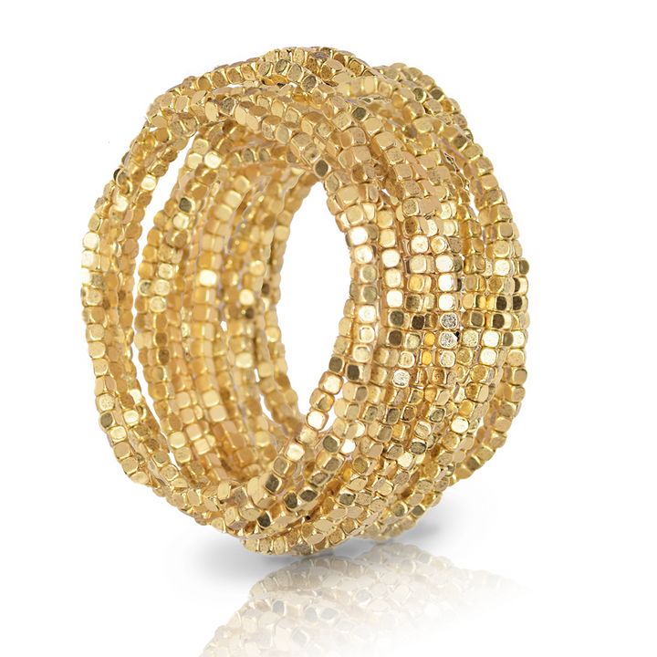 Set of 15 beaded bracelets - Karine Sultan