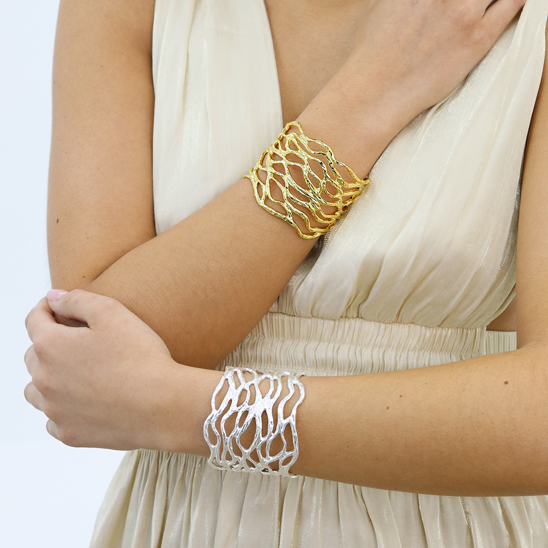 Openwork Cuff Bracelet