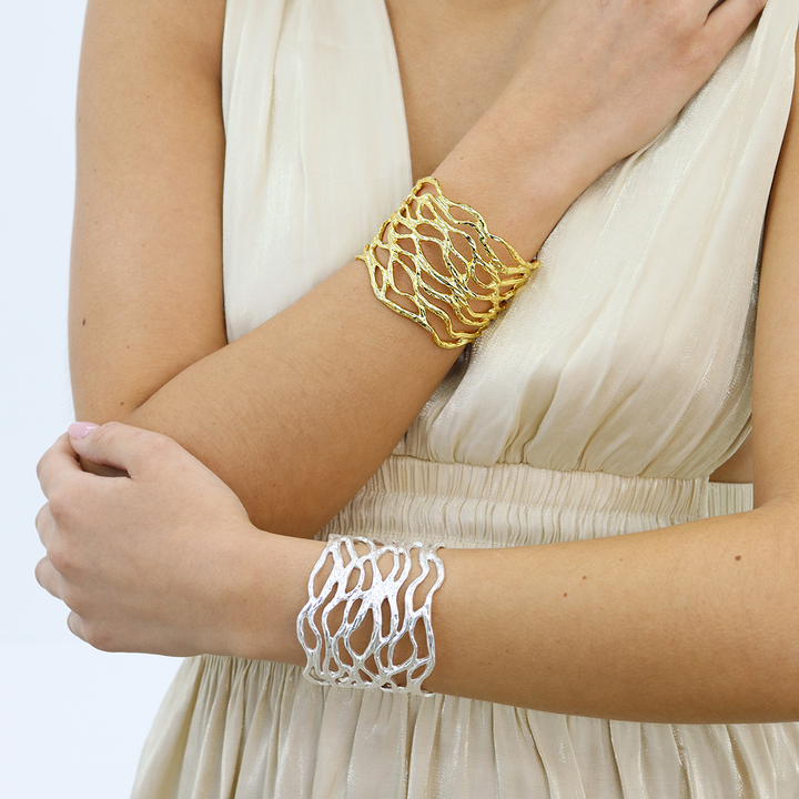 Openwork Cuff Bracelet