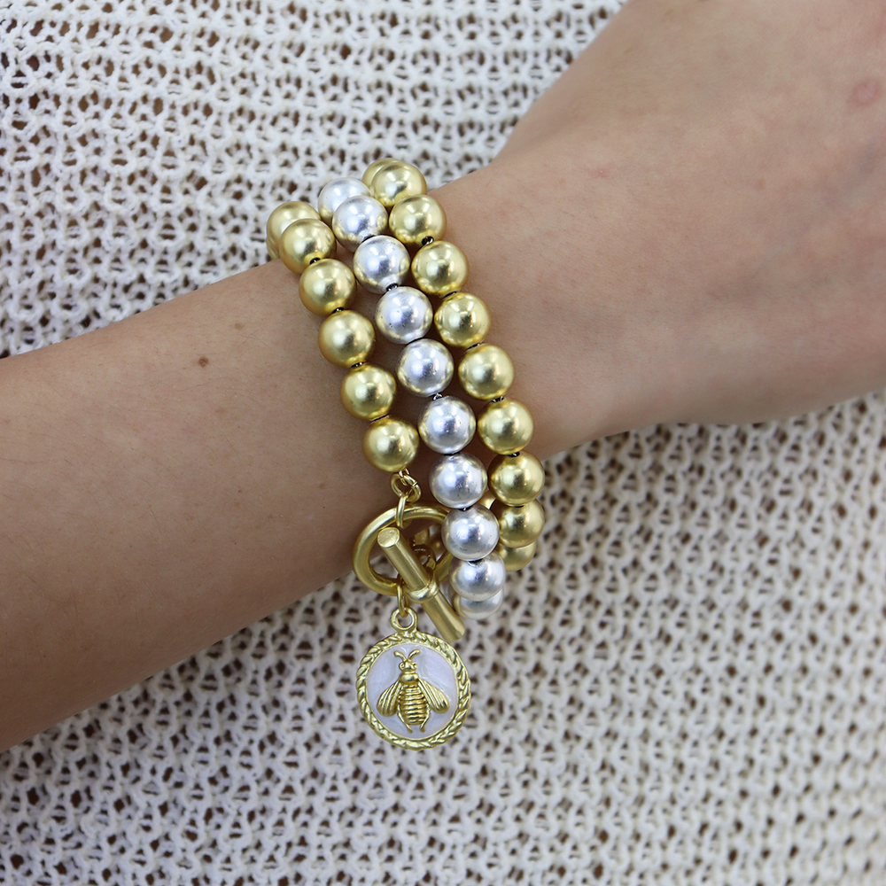 Beaded Chain Bracelet - Karine Sultan