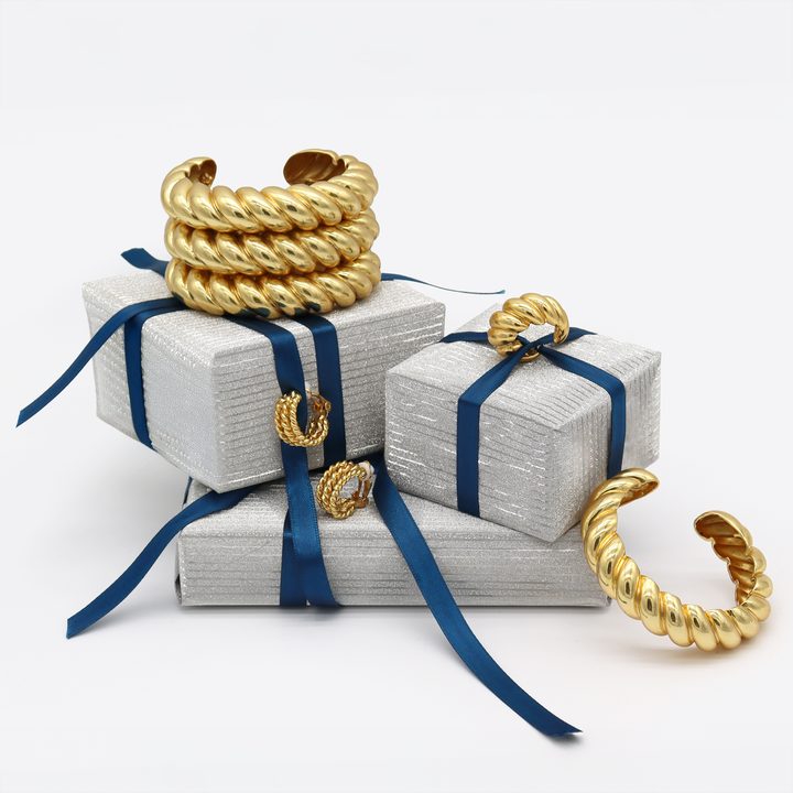 Twisted Rope Statement Cuff